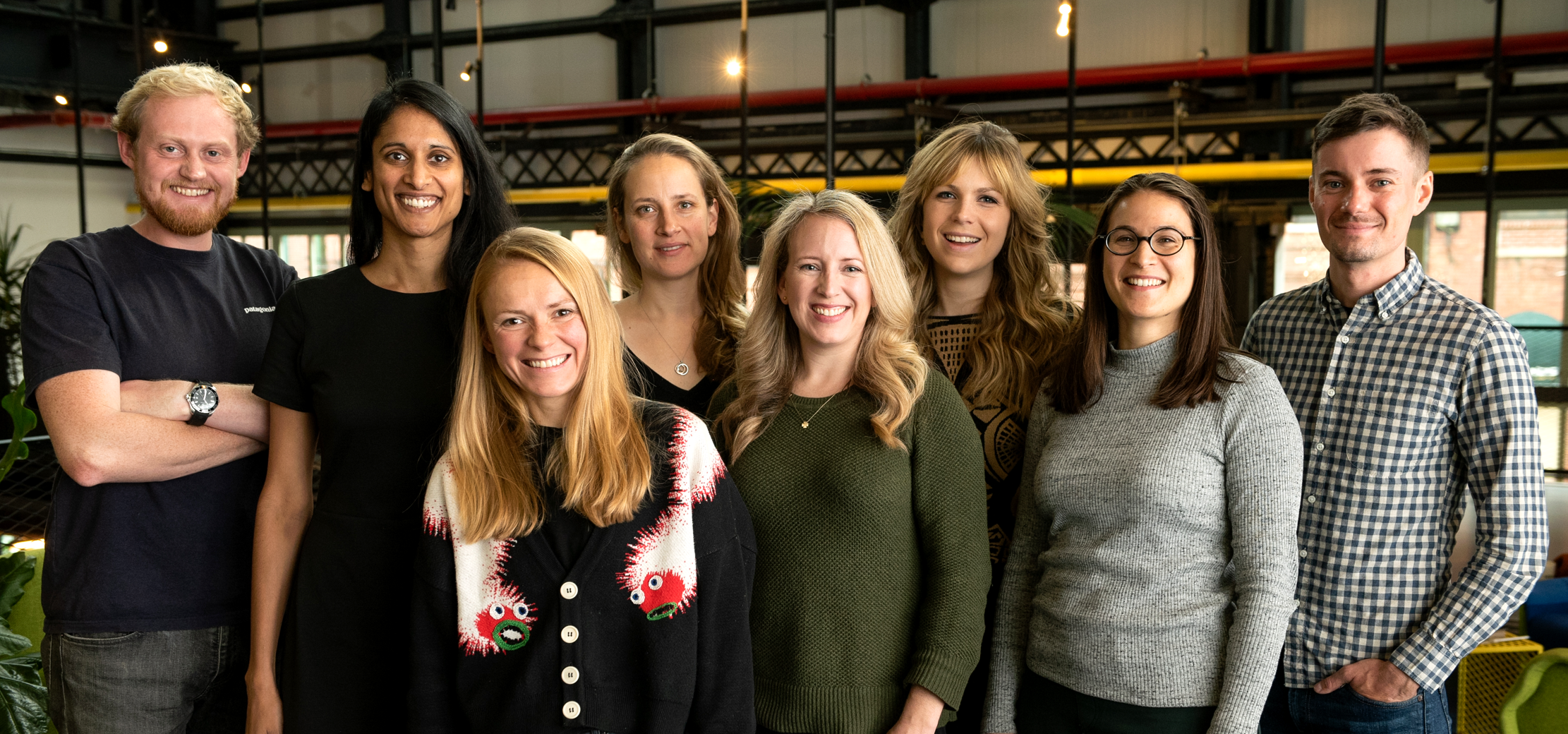 group of people smiling